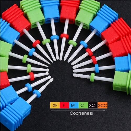 Ceramic Nail Cutters Manicure Nail Drill Bits Manicure Machine Nail Polisher Tool Pedicure Remover Milling Cutter Apparatus