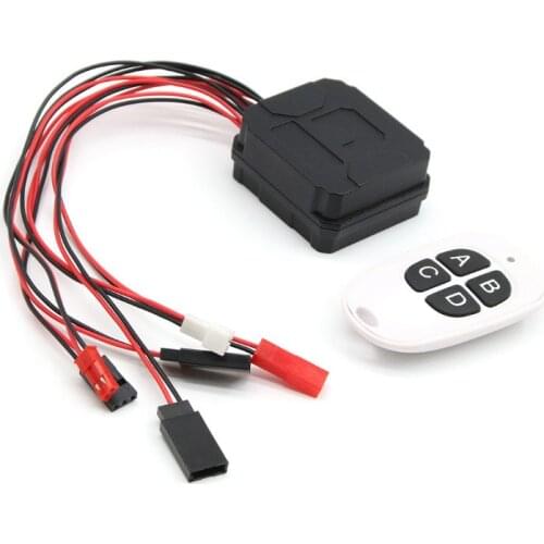 Light Lamp Group Controller Assembly Winch Controller for RC4WD TRX4 Axial SCX10 Winch RC Car Accessories