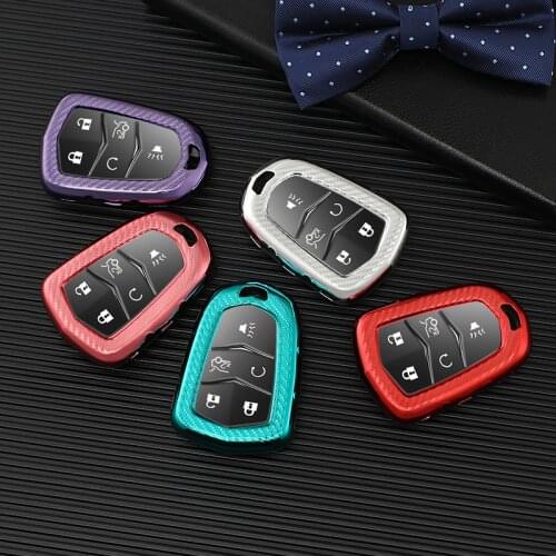 Hot Sale New Soft TPU Car Key Case FullCover For Cadillac ATS-L XTS XT5 CTS CT6 ATS 28T SRX Escalade Remote Keychain Accessories