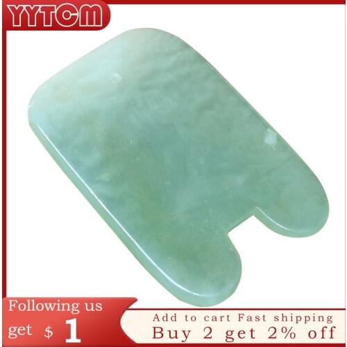 Jade Scraping Massage Tool Body Massager scratching Guasha stone SPA jade Scraper for Face Back Health Care Anti-wrinkle