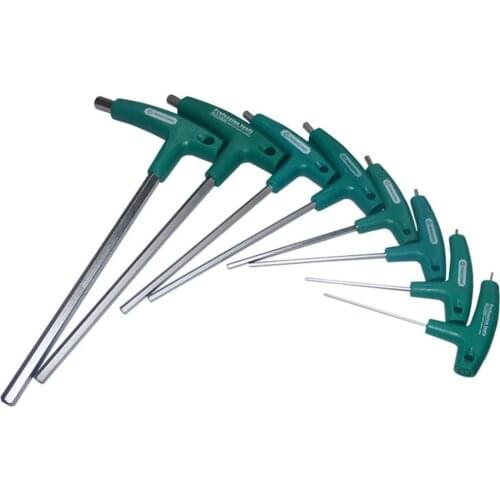 New Arrival T Type Hex Key Allen Wrench Set With Handle Ball For Bike Car Tool Drop Shipping