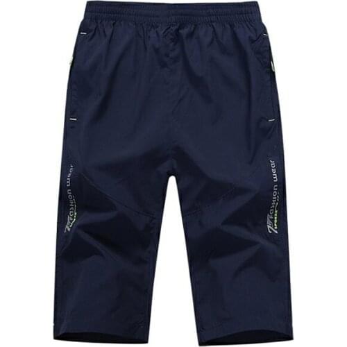 Summer Shorts Men Fashion Breathable Bermuda Shorts Knee Length Elasticity Brand Quick Dry Casual Men Clothing Asian Size 8XL