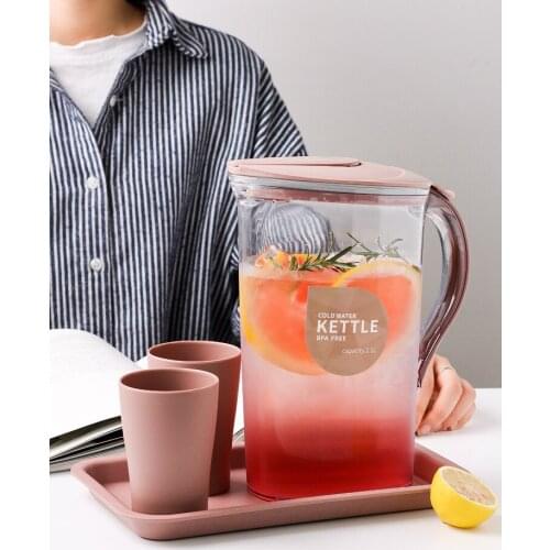 Nordic water kettle cooling kettle plastic water bottle household cold water high temperature resistant large capacity cold