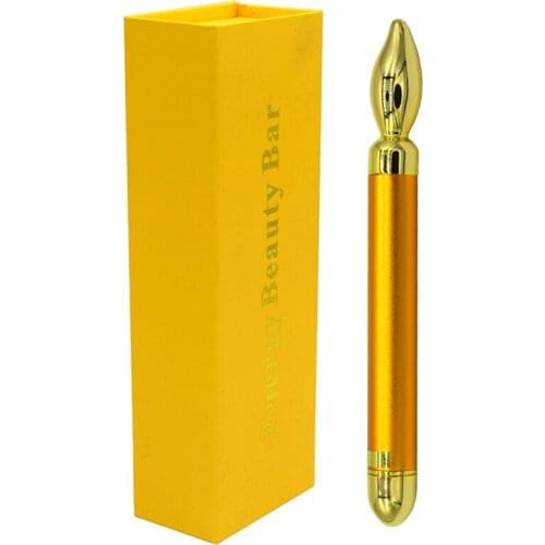 High Quality Eyebrow Tattoo Coloring Auxiliary Rod 24K Gold Micro-vibrations Waterdrop Pulse Eye Massager Electric Beauty Bar