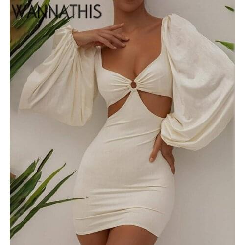 WannaThis Long Sleeve Summer Dresses