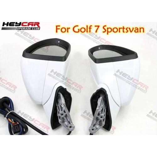 Mirror With Cover AUTO Folding Electric Folding Mirror Switch GLASSES Cover 5GG For VW Golf 7 MK7 VI Sportsvan