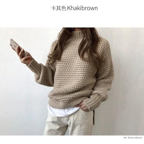 BeeHouse woman sweaters blusa de frio feminina turtleneck women sueter mulher blusas ropa de invierno mujer vintage sweater