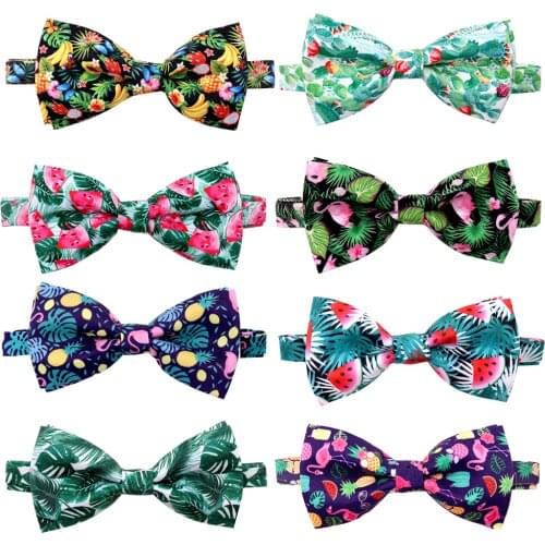 10pcs New Dog Bow Tie Summer Pet Supplies Sliding Pet Dog Bowtie Collar Fruit Sytle Dog Accessories Small Dog Cat Supplies