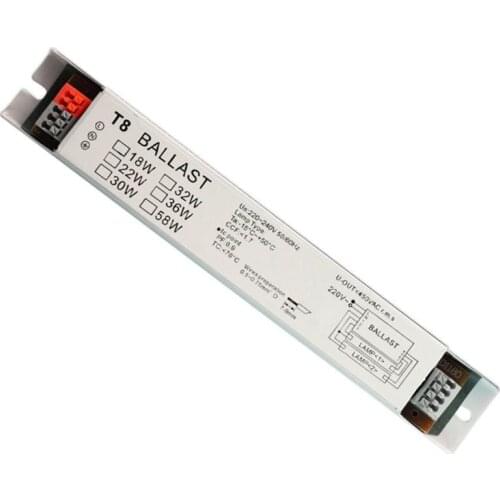 220-240V AC 2x36W Wide Voltage T8 Electronic Ballast Fluorescent Lamp Ballasts