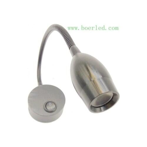 2W GOOSENECK LED WALL READING LAMPS