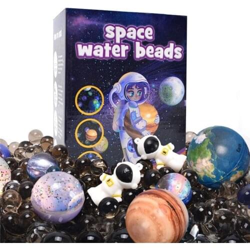 AINOLWAY Space Water Kit Sensory Toy for Kids Educational STEM Outer Space Exploration Toys Set with 11 Spaceballs 2 Astronauts
