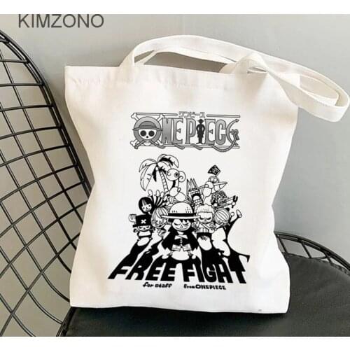 One Piece shopping bag recycle bag bolso eco bolsas de tela reusable bolsa bag net reusable jute bolsas ecologicas grab
