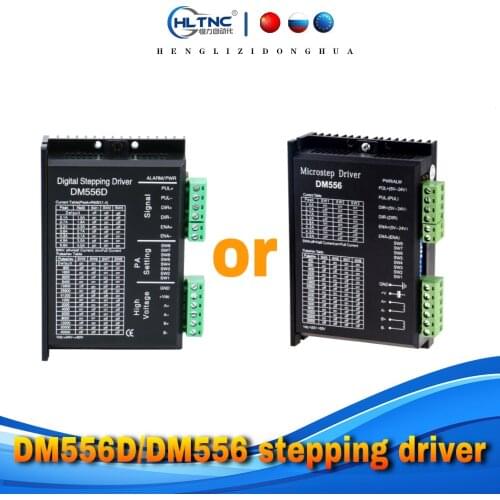 High quality 1 pcs DC20-50V 4.2A DM556 stepper motor driver motor controller for Nema23 motor