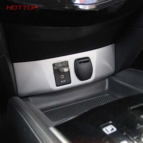 For Nissan Qashqai New X-Trail T32 Rogue ABS Interior Cigarette Lighter Cigar Panel Cover Car Accessories 2017 2018