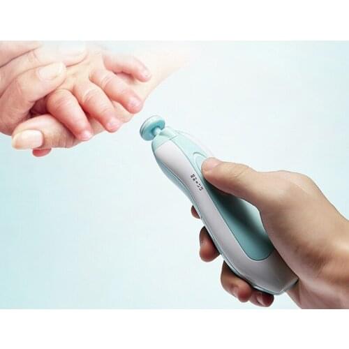 Electric Baby Nail Trimmer Manicure Pedicure Clipper Cutter Scissors Kids Infant R9JD