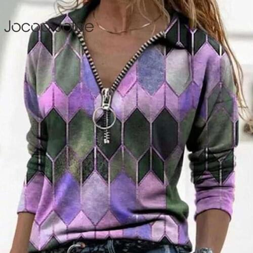 Jocoo Jolee Womens Long Sleeve Polo Shirts