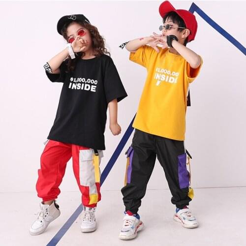 Pally elves 2020 Summer Boy Girl Clothing Set Kids Cargo Pants Money In It T-shirt
