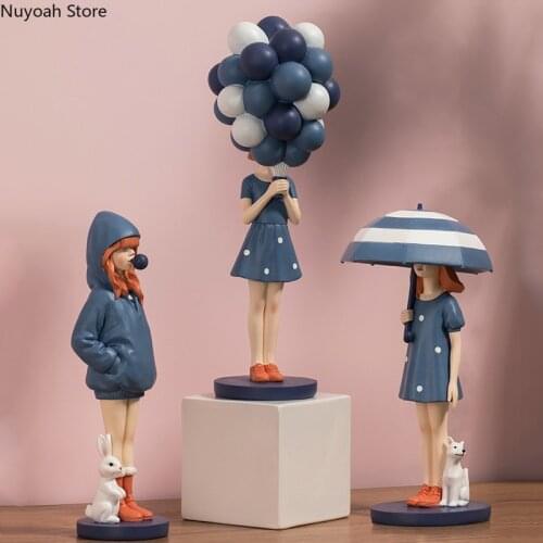 Creative Balloon Girl Decoration Crafts Character Decoration Home Living Room Home Decoration Accessories Give Girls Day Gifts
