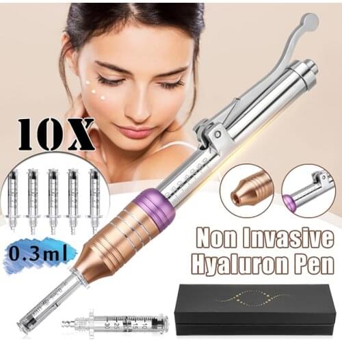 Pluma de acido hialuronico Professional Noninvasive Nebulizer Injection Pen Hylauronic Acid Micro Injector Hyaluron Pen Gun