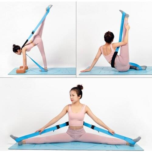 Yoga Tension Belt Straight Horse Training Split Tension Belt Horizontal Fork Dance Practice Elastic Belt Soft Opening Lacing Bel
