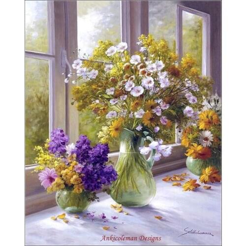 Needlework for embroidery DIY DMC High Quality - Counted Cross Stitch Kits 14 ct Oil painting - Gelber Zauber