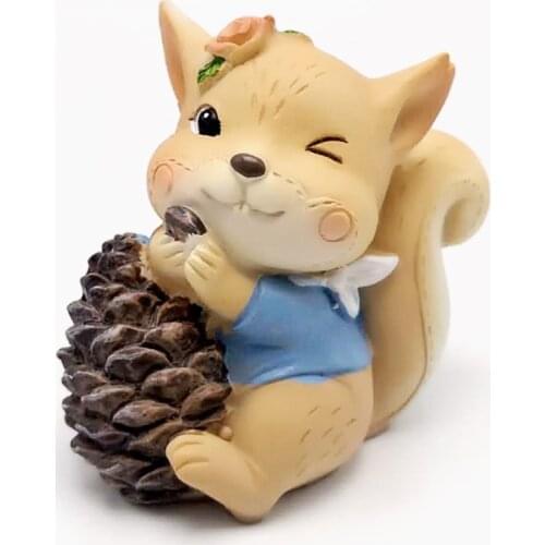 Cute squirrel silicone mold diy making soap chocolate candy mold kitchen cake decoration baking tools