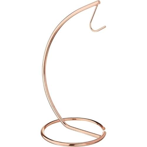 Modern Kitchen Banana Hanger Metal Rack Iron Art Fruit Tree Holder with Stand Hook Headphone Shelf Countertop Food Storage