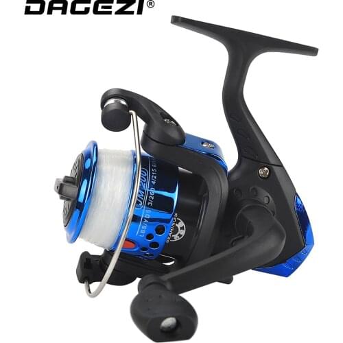 High Speed Fishing Reels G-Ratio 5.2:1 Spinning Fishing Reel with Fishing Line Ice Fishing Wheel carpa molinete de pesca
