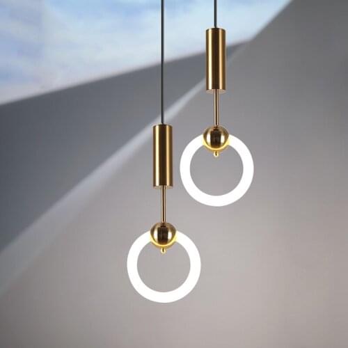 Japan luminaire hanging ceiling lamps crystal living room bedroom LED pendant lights luminaire suspendu industrial lamp