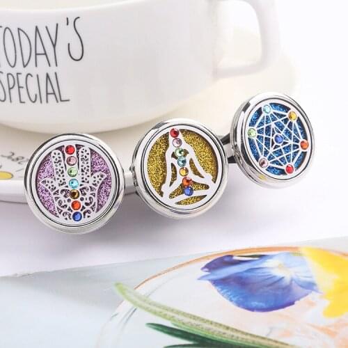 Aromatherapy Clip Jewelry Car Perfume Diffuser Essential Oil Diffuser Open Aroma Car Clip Perfume Locket Pendant Bag Room Decor