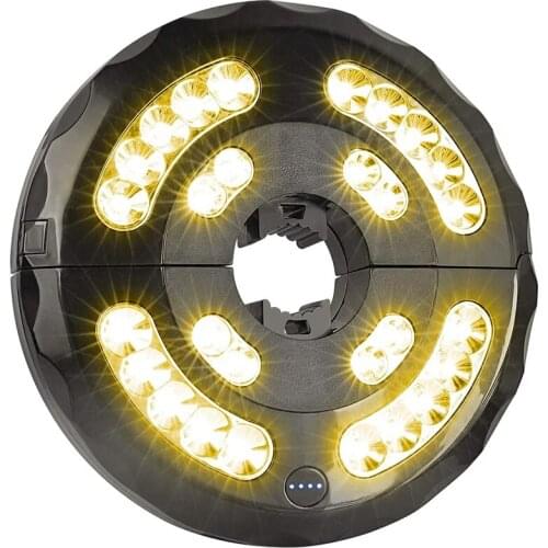 Umbrella Light, Garden Umbrella Light Rechargeable USB Battery-Powered Cordless Umbrella Pole Light