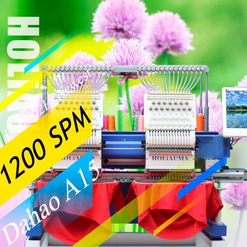 3 Years Quality Warranty!!!Cheap Cost Barudan/Happy Similar Used 2 Head Computer Embroidery Machine High Speed 1200 SPM