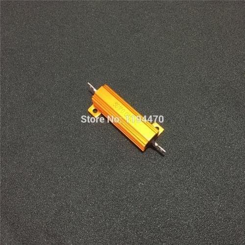 5pcs/Lot 50W 6.8K 7K 10K 20K 25K 30K 50K 100K Ohm Aluminum Housing Metal Shell Case High Power Wirewound Resistor 5% Class J