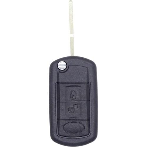 For Land Rover Range Rover Sport LR3 Discovery 3Button Remote Blank Car Key Shell Case Uncut Blade/Car Keyless Cover Replacement