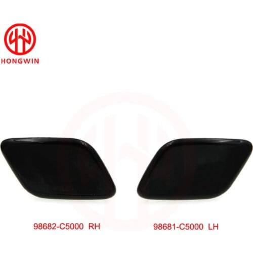 For KIA Sorento 2015 2016 2017 2018 Washer Jet Nozzle Cap Headlight Washer Spray Nozzle Cover 98682-C5000 (RH)& 98681-C5000 (LH)