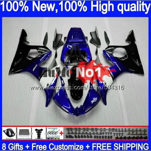 Body For YAMAHA YZF600 YZF R6 600CC YZF 600 R 6 CC Blue black 5MC.2 YZF-600 YZF-R6 2003 2004 2005 YZFR6 03 04 05 Fairings
