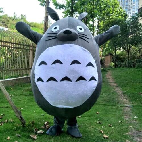 Totoro Mascot Costume Hot Cat My Neighbor High Quality Cat Fancy Dress Cosplay Costumes Lovely Cat Cosplay Outfits Adult Size