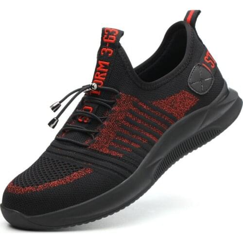 Indestructible Shoes Work Safety Shoes Men Women Steel Toe Cap Boots Puncture-Proof Lightweight Breathable Designer Sneakers