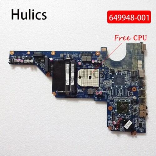 Hulics Original 649948-001 main board For HP pavilion G6 G4 G7 649948 motherboard DA0R23MB6D1 DA0R23MB6D0 laptop motherboard