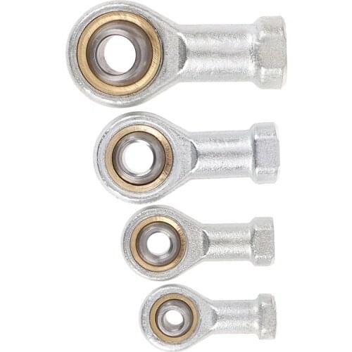 4Size Metric Male Left Female Right Hand Thread Rod End Joint Bearing Carbon Steel Material