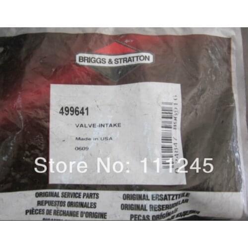 GENUINE INLET VALVE FOR BRIGGS & STRATTON 6HP ENGINE FREE POSTAGE CHEAP INTAKE VALVE OEM PART # 499461