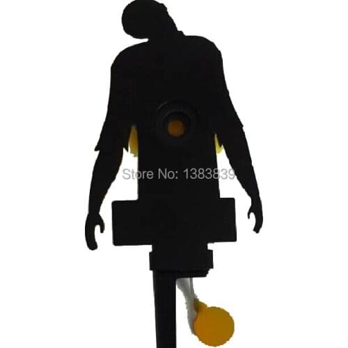 Airgun Zombie Field Target W. 2 Hidden Bullseyes' Rings/Not For Airsoft Paintball Archery/ImprovingHuntingShootingTactical Skill