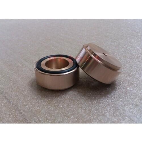 4 pcs 39 * 17mm All-aluminum Audio Amplifier Feet HIFI Speaker Shock Pad Shock Machine Foot Diameter 39 High 17