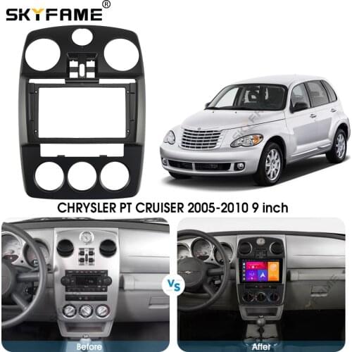 SKYFAME Car Fascia Frame Cable CANBUS For CHRYSLER PT CRUISER 2006-2010 Android Dashboard Kit Face Plate Frame Fascia