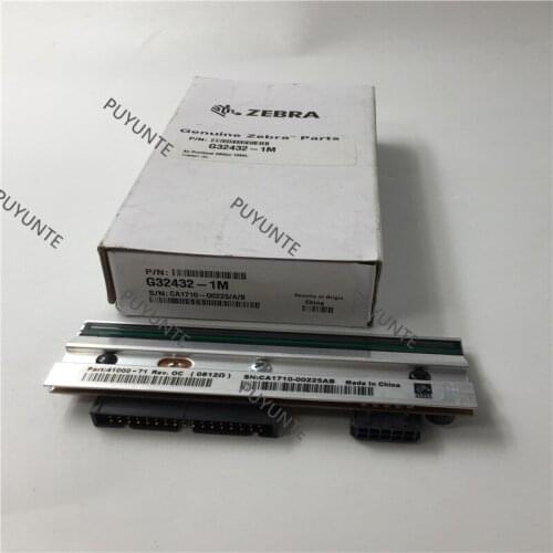 Original print head 203dpi printhead for Zebra 105SL label Printer thermal replacement G32432-1M