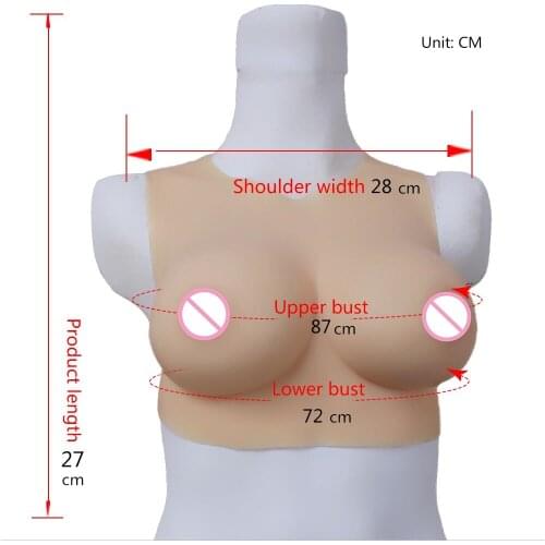 High quality Silicone Fake False Breast crossdresser silicone breast form Realistic Silicone Breast Forms Artificial Boobs C CUP
