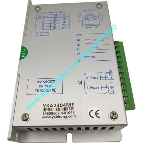 Famous YAKO YKA2304ME DC 12 to 40V Stepper Motor Drive for NEMA 17 to 23 Stepper Motor Microstep Driver from Top Rated Seller