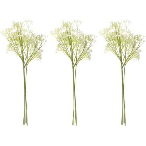 15 Bunch Blossom Artificial Gypsophila Flower Wedding Home Decoration beige