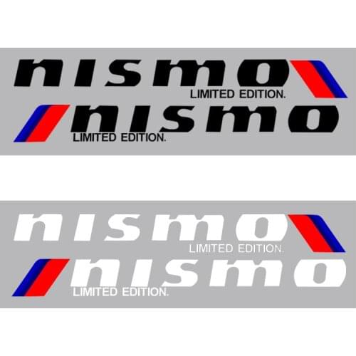 2pcs Car Body Sticker Car Badge Decorate Door Sticker For NISMO Nissans Tiida Teana Skyline Juke X-trail Almera Qashqai