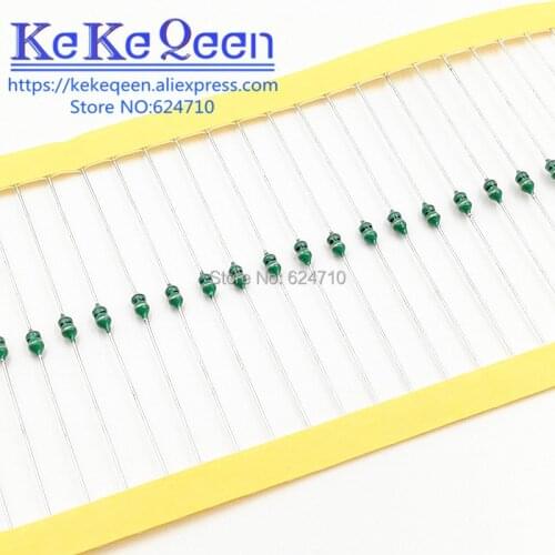 20PCS 0204 1/8w Inductor Color ring inductance 0.1 0.27 0.33 0.47 1UH 1.2 1.5 3.3 3.9 4.7 8.2 10 22 47 56 68 100 UH